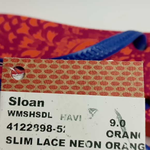 New HAVAIANAS FLIP FLOP WOMENS SANDALS SZ 9/10 - Picture 6 of 7